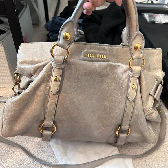 Miu Miu Handbags - Miu. Miu Vitello Lux Bag